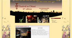 Desktop Screenshot of festival-au-desert.org